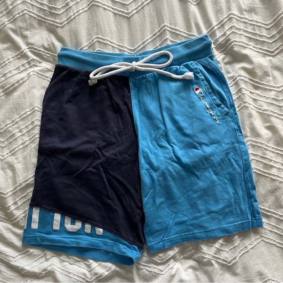 Champion Patch Work Sweat Shorts - Picture 2 of 5